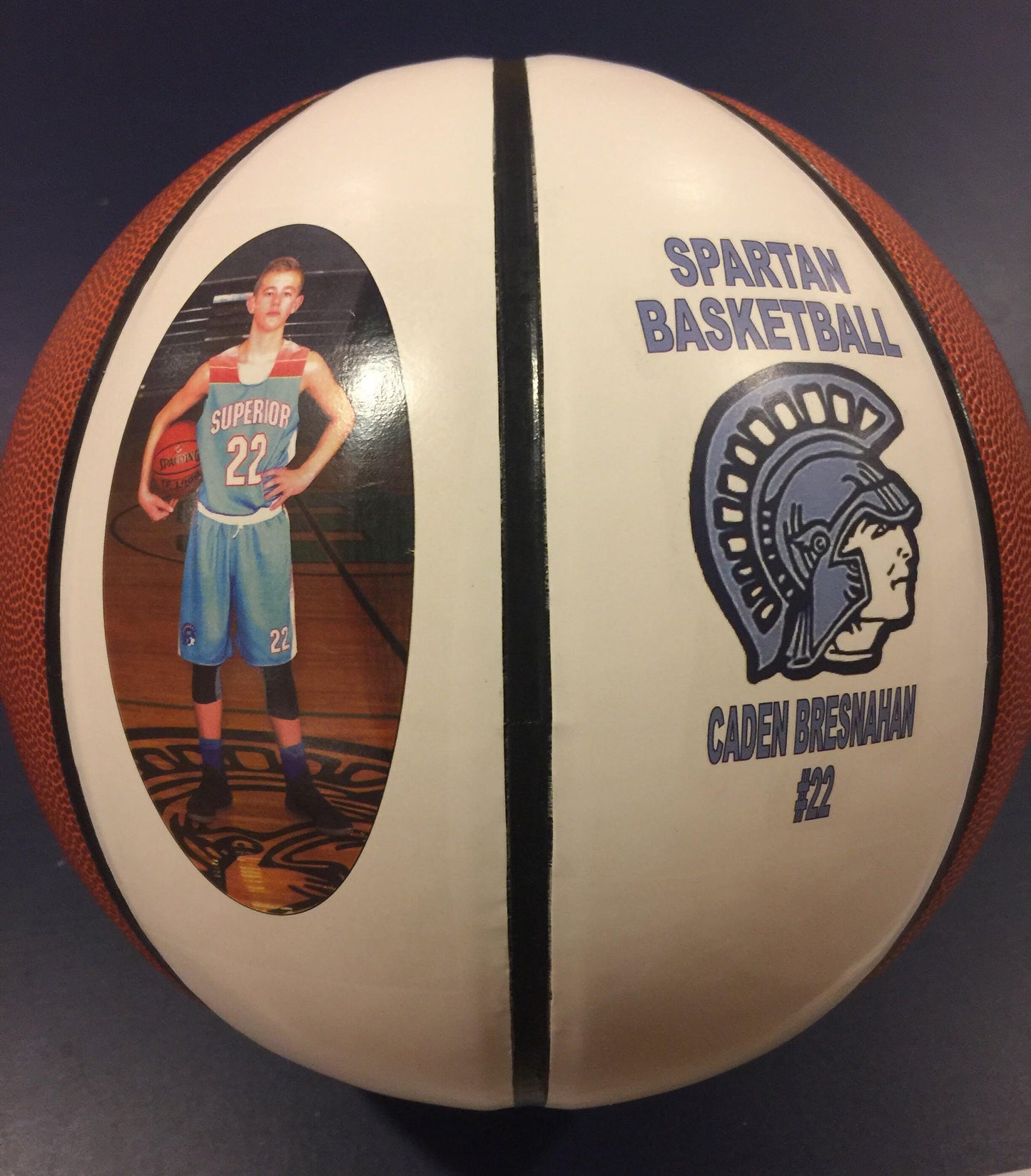 Personalized Regulation Size Double Panel Basketballs for Coaches Gifts, Senior Gifts, Team Awards, Weddings and Basketball Gifts