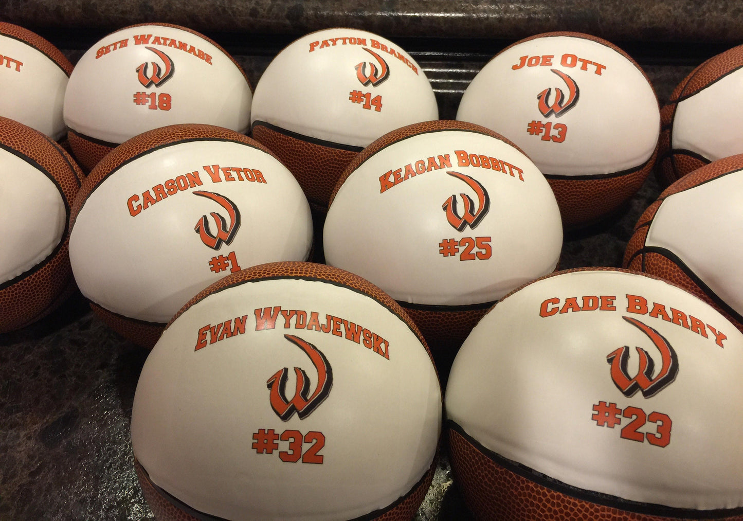 Customized Mini Basketball Gifts, Team Awards, Senior Gifts, Coaches' Gift