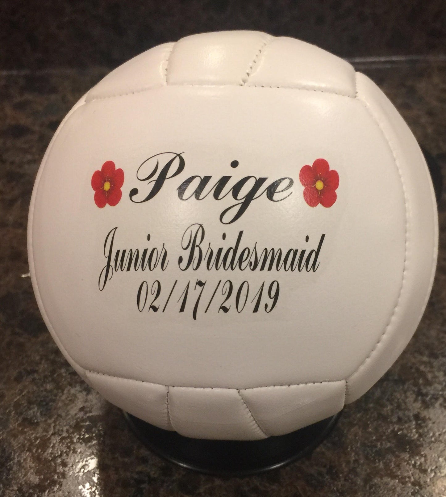 Custom Made Personalized Custom Mini Volleyballs for Coaches' Gifts, Senior Gifts, Team Awards, Sponsor Gifts, and Volleyball Player Gifts