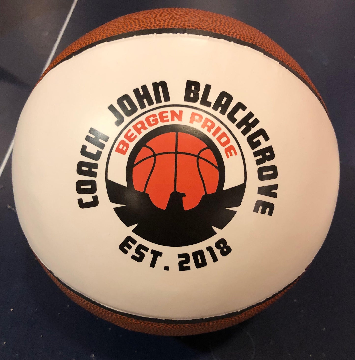 Personalized Regulation Size Large Single Panel Basketballs for Basketball Coach's Gifts, Senior Gifts, Team Awards, and Basketball Gifts