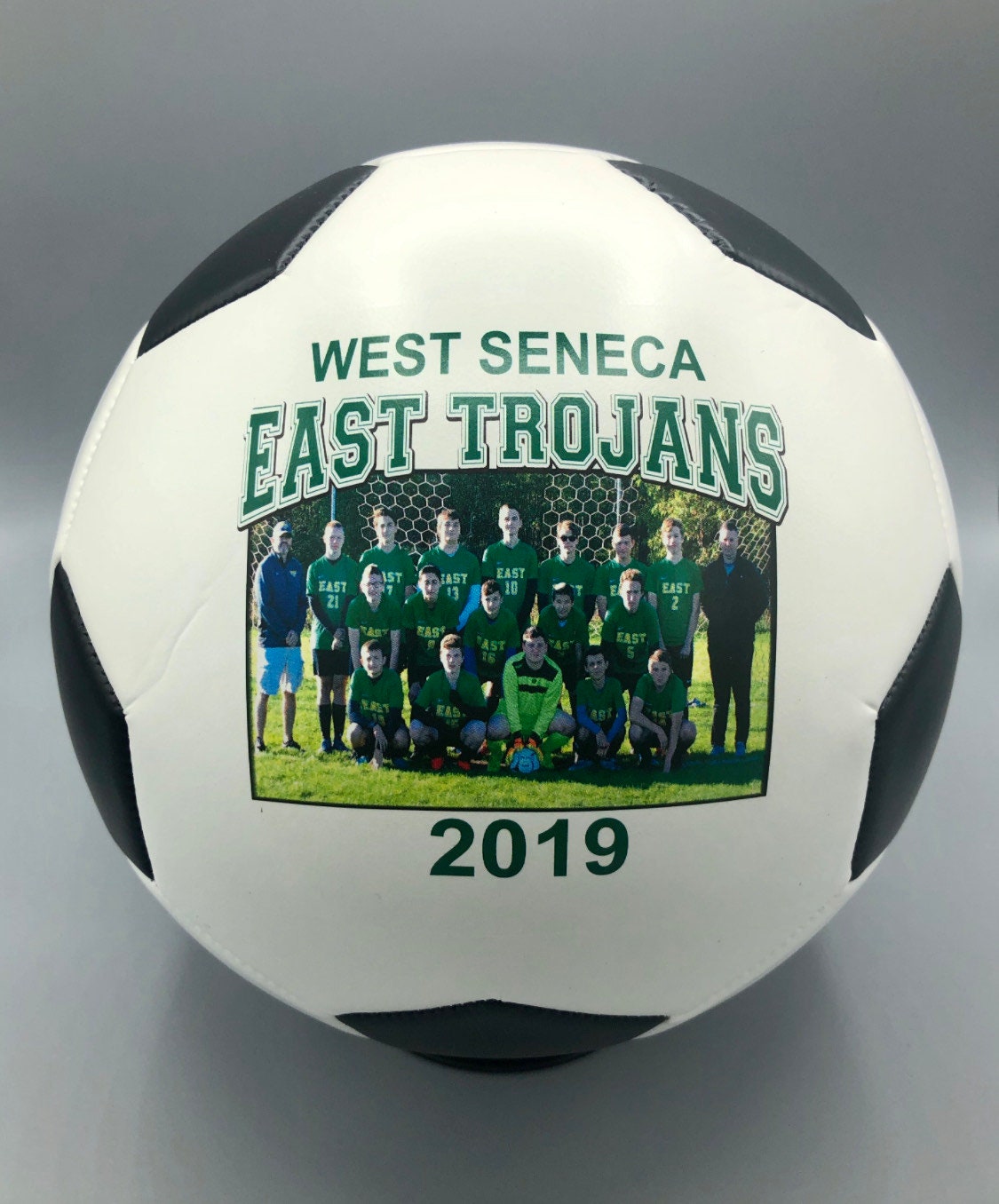 Personalized Custom Made Mini Soccer Balls for Coaches' Gifts, Senior Gifts, Soccer Player Awards and Sponsors