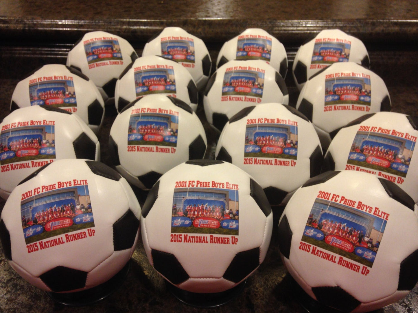 Personalized Custom Mini Soccer Balls for Coaches' Gifts, Senior Gifts, Soccer Player Awards and Sponsors