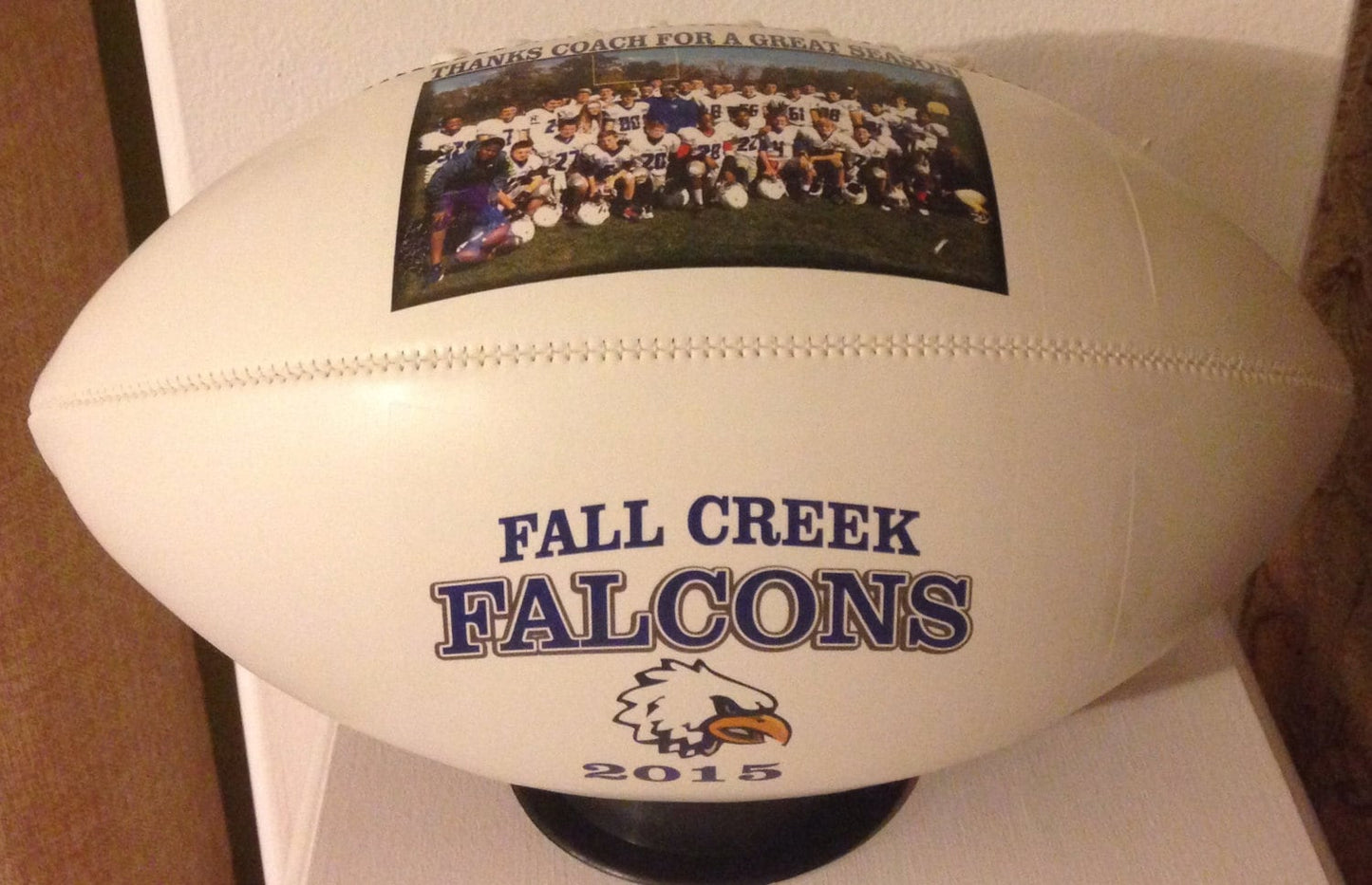 Personalized Custom Made Regulation Size Footballs for Coaches' Gifts, Senior Gifts, Football Gifts, Team Awards, Sponsors, Weddings