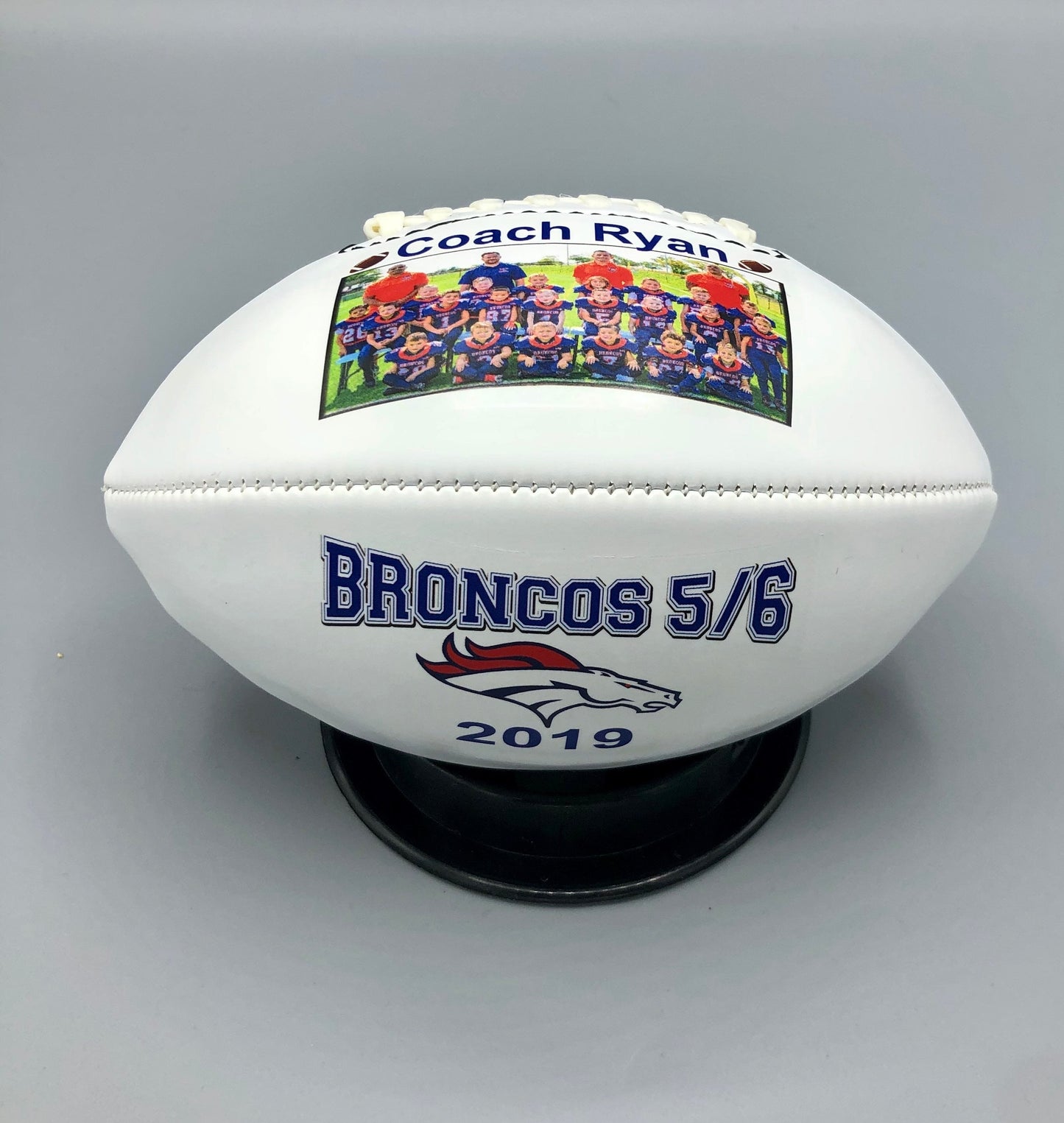 Personalized 2 Panel Print Mini Size Footballs for Coach's' Gift, Senior Gifts